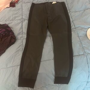 Black leather pants!